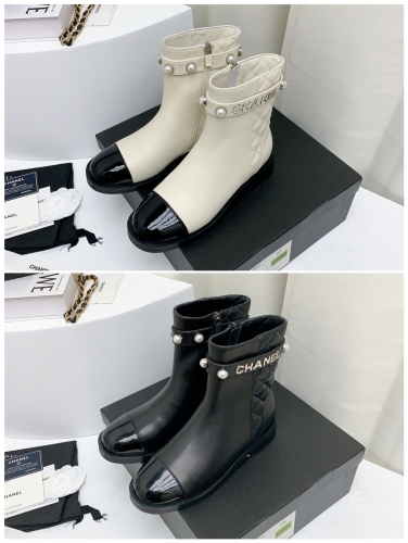 No.64091   CHANEL 2023 Autumn/Winter New Boot Collection. Imported custom cowhide. Size: 35-42