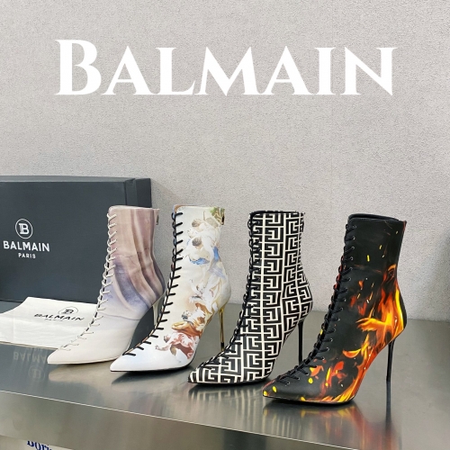 No.64106  Blamain  2023 FW  The new uria sky printed leather boots for autumn and winter. 3D printed upper. Size 35-41