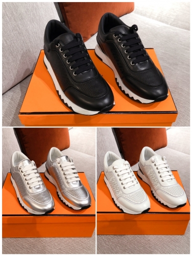 No.64195  Hermes 2023SS Early Spring Little White Shoes. Imported high-end fabrics. Sizes 35-44