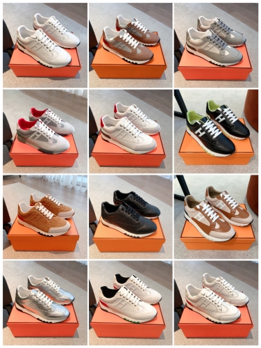 No.64193   Hermes 2023SS Early Spring Little White Shoes. Imported high-end fabrics. Sizes 35-44