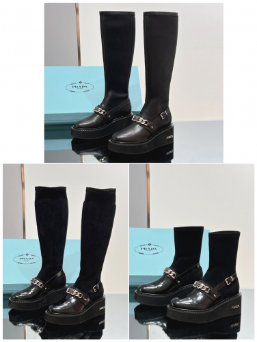 No.64227   Prada New autumn/winter 2023. Thick bottomed series. Open bead/elastic fabric. Size: 35-41