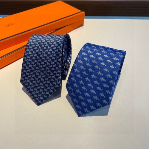 No.91007   Hermes Tie. 100% top-notch twill silk handmade customization