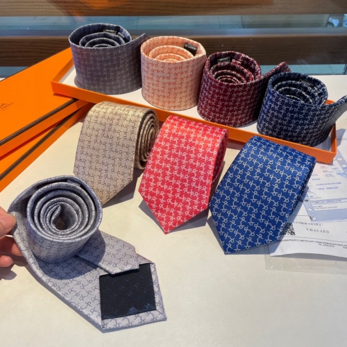 No.91006   Hermes   tie. 100% top-notch twill silk handmade customization