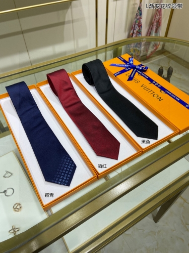 No.91020   LV   L gradient pattern tie, 95% top quality jacquard silk handmade customization
