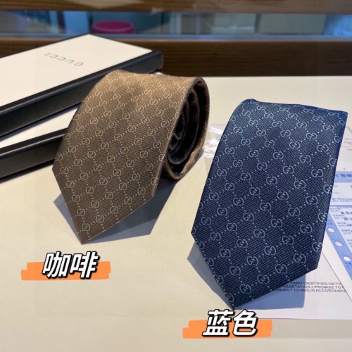 No.91032  GUCCI  Logo Jacquard Tie. 100% Topnotch Jacquard Silk Handmade Customization