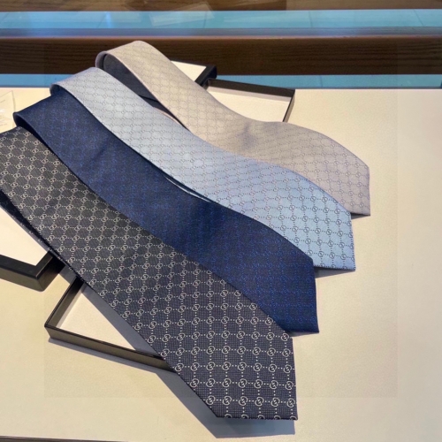 No.91022 Gucci   GG logo printed tie. 100% top quality jacquard silk handmade customization