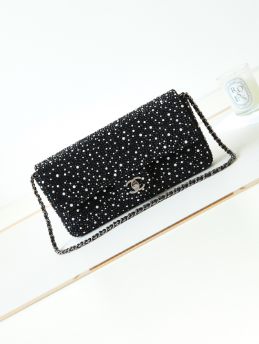 No.55883   AS4372   26cm  23b dinner bag/underarm pearl diamond bag