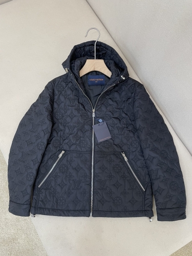 No.91057  LV 2023fw new autumn and winter models. MONOGRAM Quilted Cotton Coat. Size S-M-L-XL-XXL