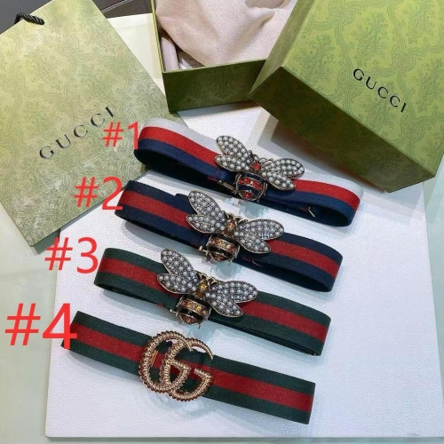 No.91070  Gucci elastic webbing belt