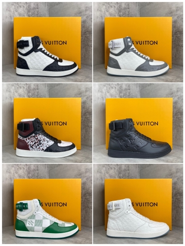 No.64290  LV Charlie high top sneakers. Size: 35-45