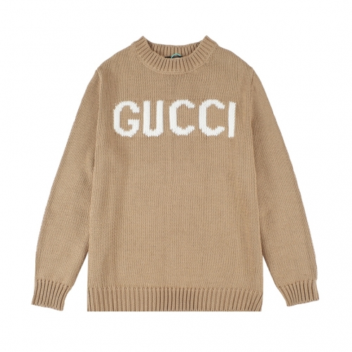 No.91089   GUCCI.2023 New Jacquard Letter Sweater Wool knitted fabric. Sizes S-M-L-XL