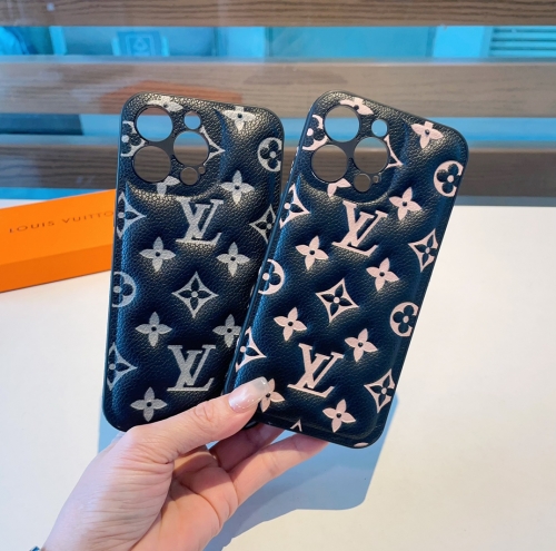 No.91096   LV Official Website Same Phone Case Air Cushion Impressed Full Package Side Cover