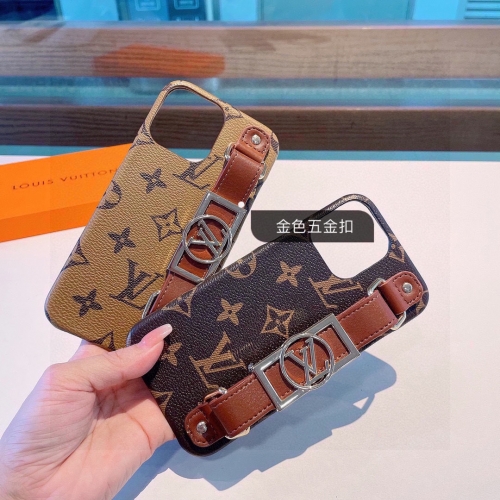 No.91113  LV wrist phone case, official website synchronization Daphne series three pack phone case, all buttons included