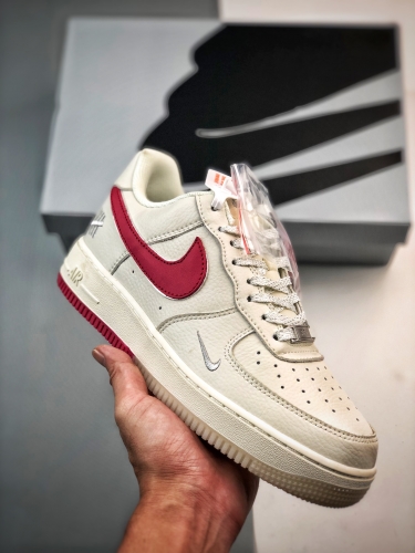 No.64293  Air Force 1 Low Five Bar White Red