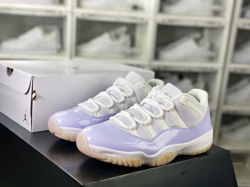 No.64298  Air Jordan 11 Retro Low"Pure Violet"AJ11 Goddess White Violet AH7860-101