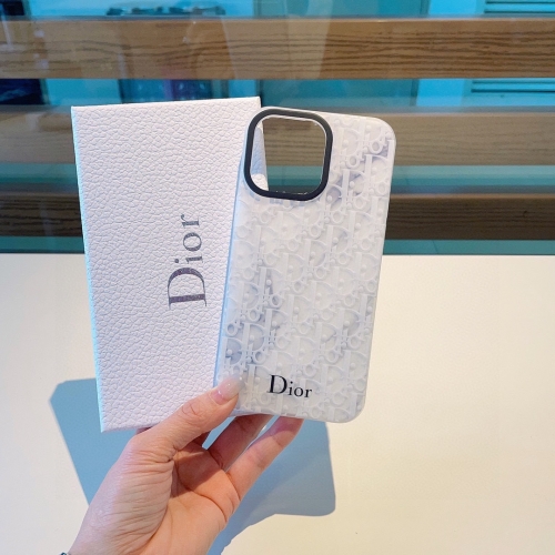 No.91164  Dior Translucent marble full package phone case