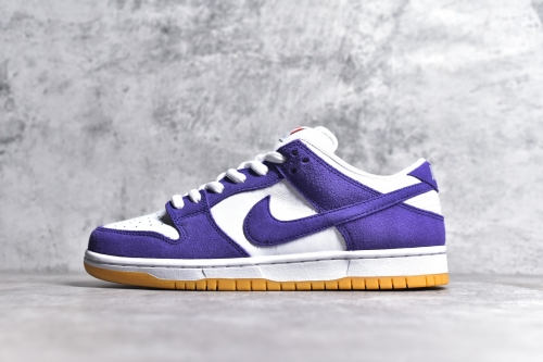 No.64303  TF NK SB Dunk Low Pro White Purple Adhesive DV5464-500