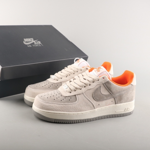 No.64313    Air Force 1'07 Low Grey Orange Suede     CQ5059-102