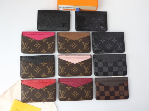 No.51342   M60166 11*7*0.6cm  Neo card bag, Monogram Macassar canvas 15colors