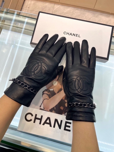 No.91235 Chanel sheepskin gloves Size M-L