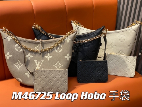 No.56081 M46725 M46738 M46739 Loop Hobo 38.0 x 26.0 x 10.0cm Monogram Empreinte