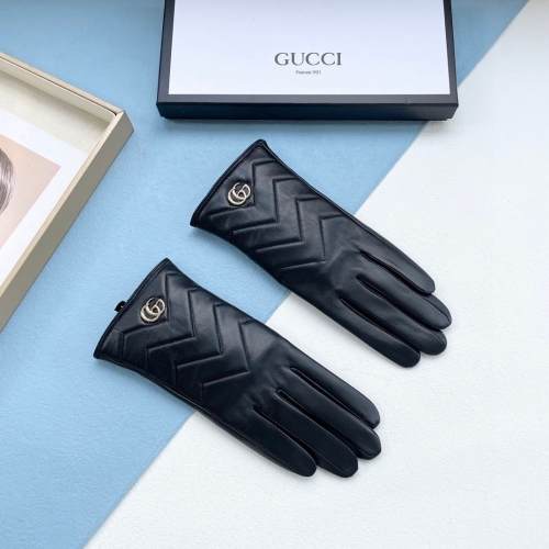 No.91286   Gucci Sheepskin gloves Size M-L