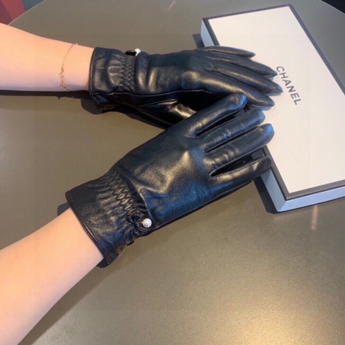 No.91271   Chanel Sheepskin gloves Size M-L