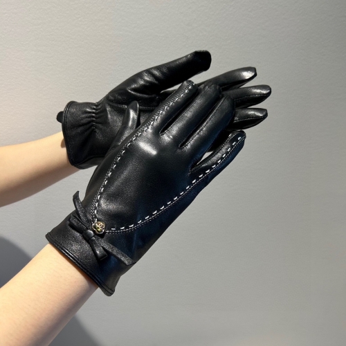 No.91264    Chanel Sheepskin gloves Size M-L