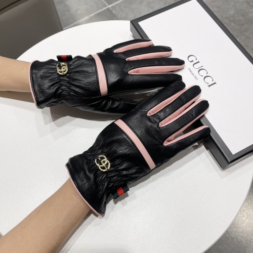 No.91282   Gucci Sheepskin gloves Size M-L