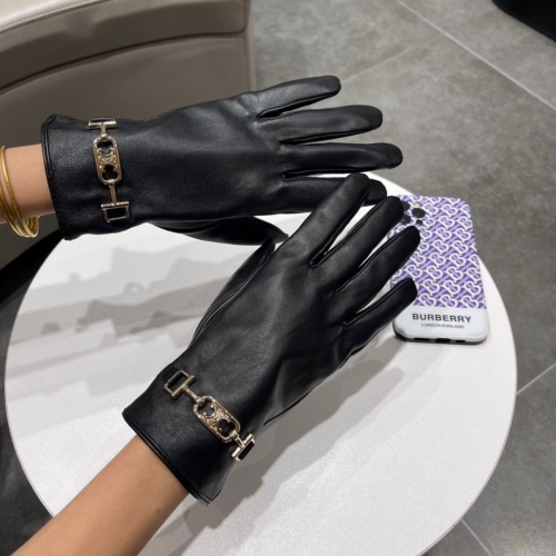 No.91293   Gucci Sheepskin gloves Size M-L