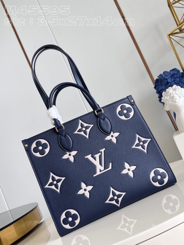 No.50574 No.13502 LV onthego tote MM M45595 35*27*14cm