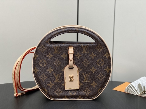 No.56527    m47117    22.5*21*7cm  Top level transcoding chip Around me handbag Monogram coated canvas