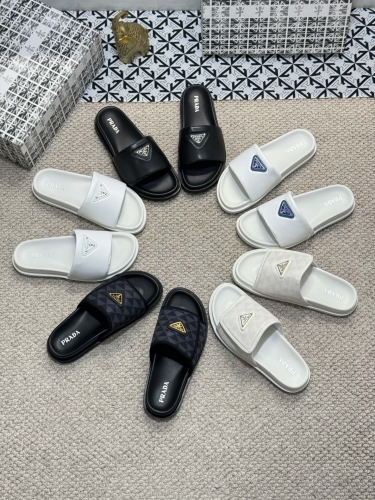 No.64640   Prada slippers Imported original sheepskin with sheepskin lining Size: 38-45