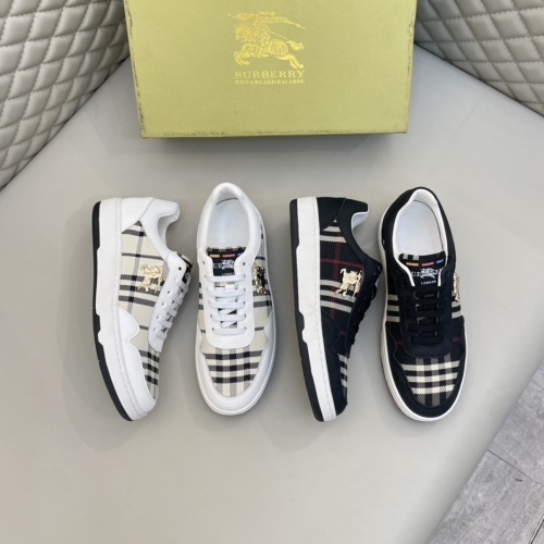 No.64658   Burberry Low cut casual shoes Imported cowhide splicing original fabric Size: 38-45