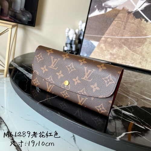 No.56644   M61289    19*10cm   Emilie wallet Monogram canvas