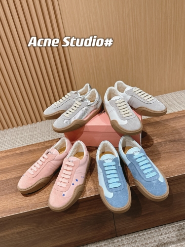 No.64753   Acne  Studios Star De Training Shoes Little White Shoes Imported top layer cowhide material+sheepskin/space layer mesh lining Size: 35-40