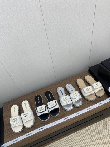 No.64812     Chanel Fisherman's slippers Original custom materials Size：34-42