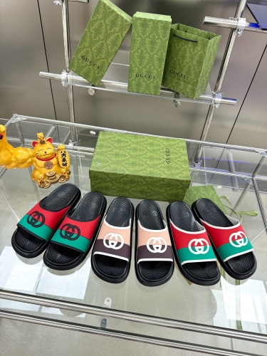 No.64878     Gucci Matsuke thick soled slippers Original imported TPU contrasting logo for mold opening Size: 35-46