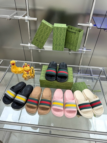 No.64877    Gucci Matsuke thick soled slippers Original imported TPU contrasting logo for mold opening Size: 35-46