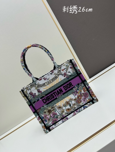 No.56868    M1265    26.5*21*14cm      Dior Book Tote Embroidery