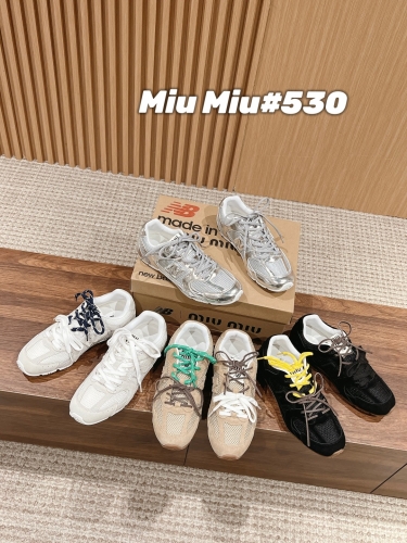 No.64954     Miu Miu and New Balance's latest joint release of retro running shoes 530 series Size: 35-45