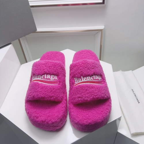 No.65019    Balenciaga hairy slippers 35-42