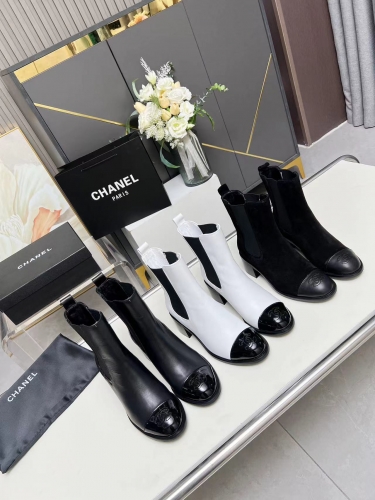 No.65026    Chanel Boots Imported calf leather fabric Inside: Water dyed sheepskin 35-41