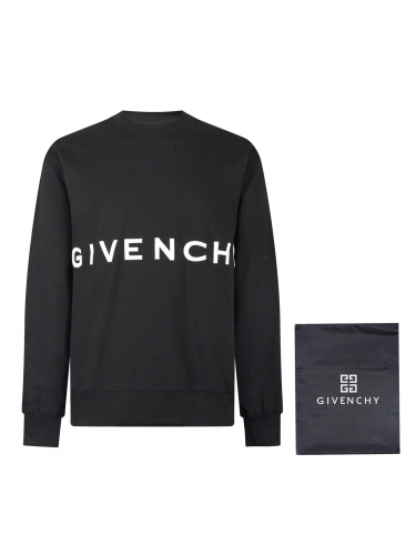 No.91489    Givenchy 3D embroidery Round neck sweatshirt Exclusive custom dyeing 420 looped cotton knitted fabric XS S M L