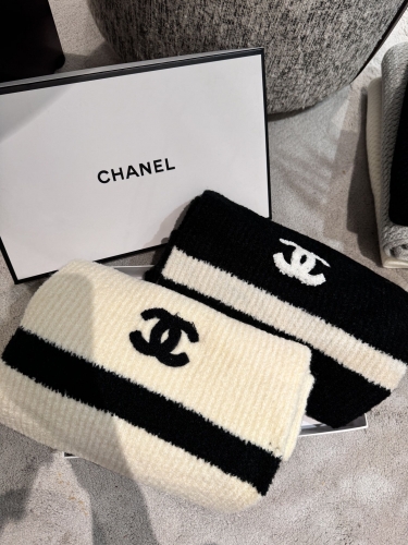 No.91601    2024.9.22     Chanel Embroidered scarf 100% selected pure cashmere 30*180cm