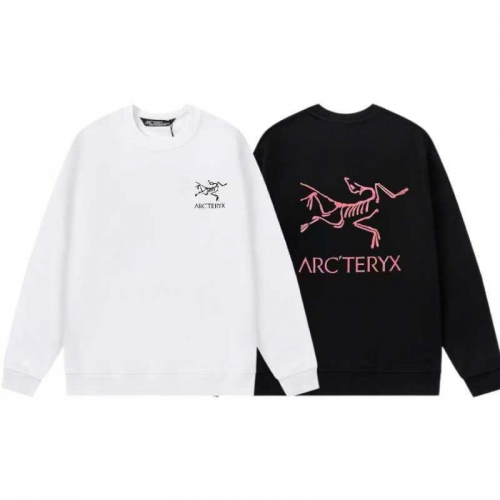 No.91676    ARC Archaeopteryx Front and back letter logo round neck hoodie Customized 420g looped fabric XL S M L