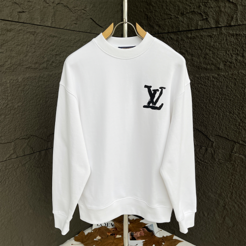 No.91651    LV  Printed logo round neck sweatshirt 420g pure cotton fabric S M L XL