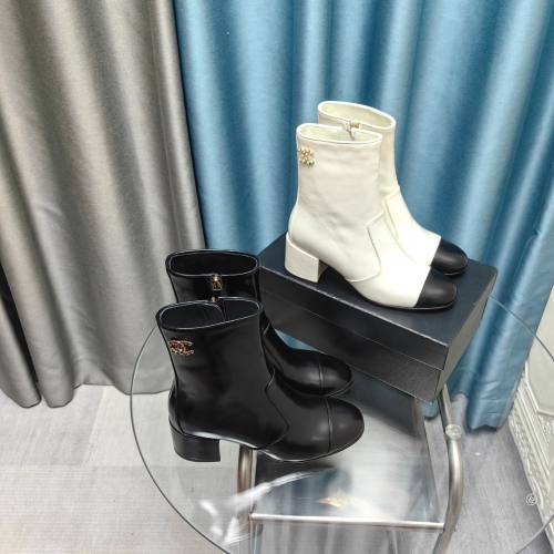 No.65131     Chanel  Short boots Original customized cowhide shoe upper+sheep 35-41