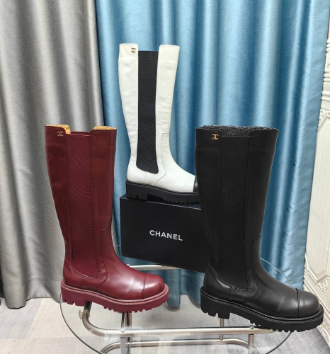 No.65133     Chanel  Boots Original customized cowhide upper with sheepskin lining 35-41