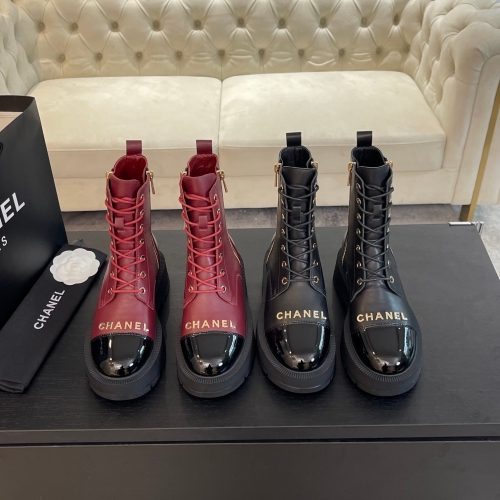 No.65143     Chanel Short boots Original hybrid sheepskin+cowhide upper, sheepskin lining 35-41